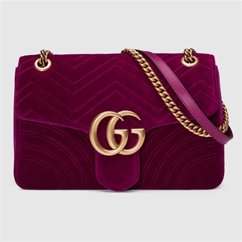 gucci marmont bag velvet|gucci large marmont shoulder bag.